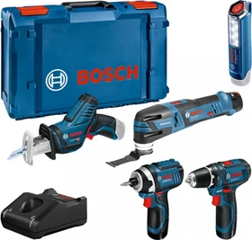 Bosch Professional Akku-Maschinenset inkl. L-Boxx + 3 Akkus 2.0Ah