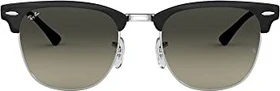 Ray-Ban RB3716 Clubmaster Metal 51mm polished black-silver/grey gradient