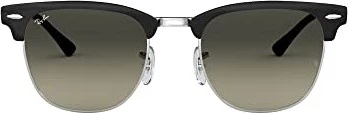 Ray-Ban RB3716 Clubmaster Metal 51mm polished black-silver/grey gradient