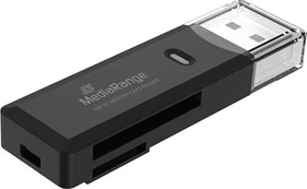 MediaRange Dual-Slot-Cardreader, USB-A 3.0 [Stecker] (MRCS507)