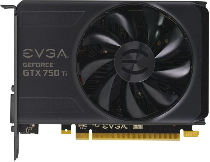 EVGA GeForce GTX 750 Ti, 2GB GDDR5, DVI, HDMI, DP