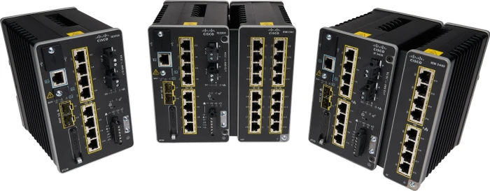 Cisco IE 3200 Network Essentials Industrial Railmount Gigabit Managed Switch, 8x RJ-45, 2x SFP, 240W PoE