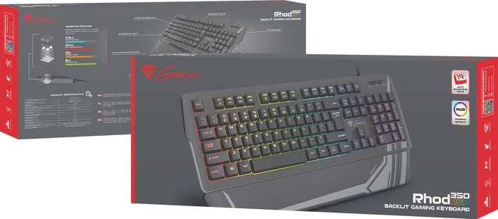 Genesis Rhod 350 RGB, USB, ES