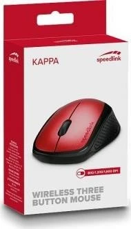 Speedlink Kappa Wireless Mouse schwarz/rot, USB