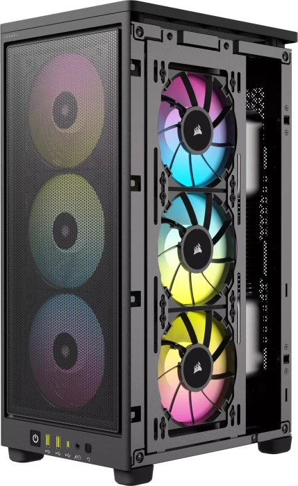 Corsair 2000D RGB Airflow, schwarz, Mini-ITX