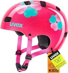 UVEX Kid 3 Kinderhelm pink flower