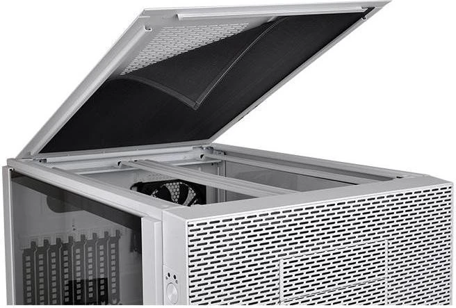 Thermaltake Core X5 Tempered Glass Snow Edition weiß, Glasfenster