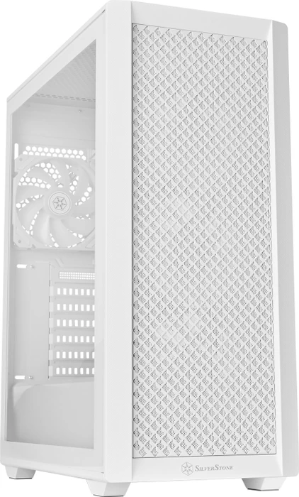 SilverStone Fara 515XR, weiß, Glasfenster