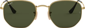 Ray-Ban RB3548N Hexagonal Flat Lenses 51mm gold/green classic