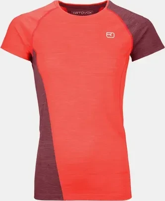 Ortovox 120 Cool Tec Fast Upward Funktionsshirt kurzarm coral blend (Damen)