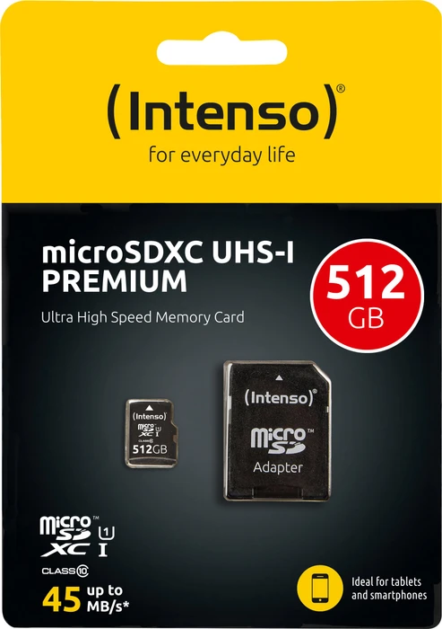 Intenso Premium R45 512GB Kit, UHS-I U1, Class 10