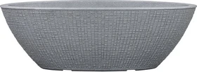 Scheurich Barceo Jardiniere oval 58.5x23.7cm stony grey