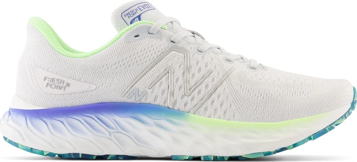 New Balance Fresh Foam X EVOZ v3 quartz grey/bright lapis/bleached lime glo (Herren)