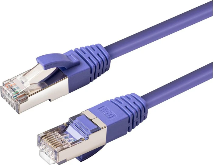 MicroConnect Patchkabel, Cat6a, S/FTP, RJ-45/RJ-45, 15m, violett