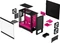 Fractal Design Pop Air RGB Magenta Core TG Clear Tint, Glasfenster Vorschaubild