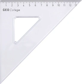 Aristo GEOCollege Zeichendreieck 14cm, transparent