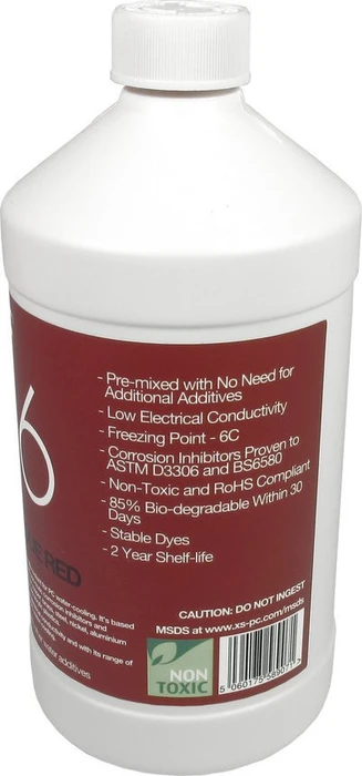 XSPC EC6 Coolant Opaque Red, Kühlflüssigkeit, 1000ml