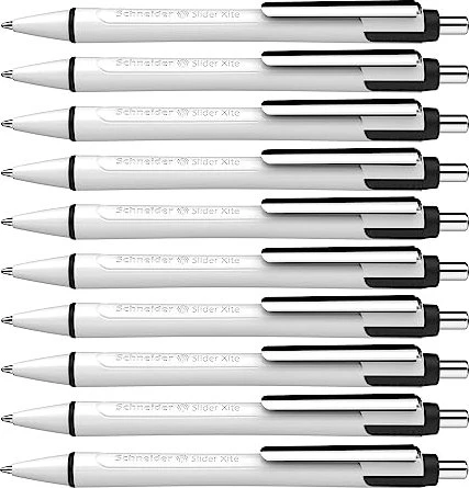 Schneider Slider Xite XB Kugelschreiber weiß/schwarz, 10er-Pack