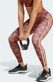 adidas x FARM Rio Hose 7/8 mystery brown/fox red/easy yellow (Damen)