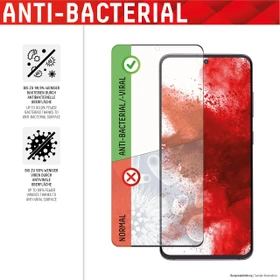 Displex 3in1 UltraCare Real Glass für Samsung Galaxy S21+ schwarz