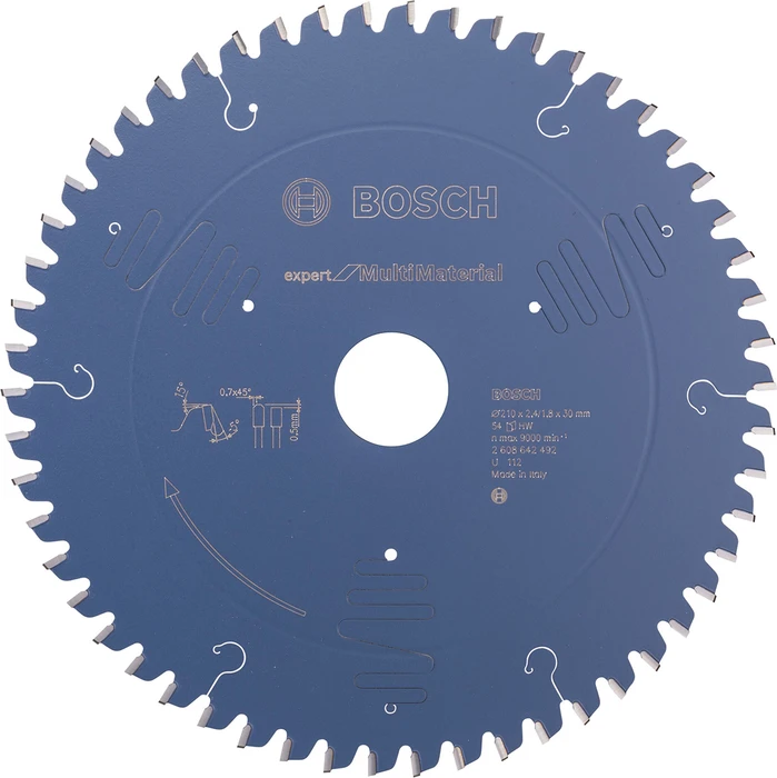 Bosch Professional Expert for Multi Material Kreissägeblatt 80Z, 254x1.8x30mm, 1 Stück