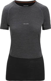 Icebreaker 125 ZoneKnit Merino Funktionsshirt kurzarm jet heather/black (Damen)