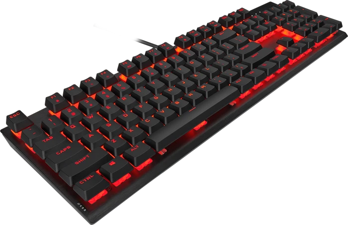 Corsair K60 PRO, LEDs rot, schwarz, Cherry VIOLA, USB, DE