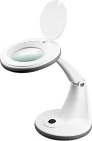 Wentronic Goobay LED-Stand-Lupenleuchte, 6W, 1.75x, 3 Dioptrien weiß