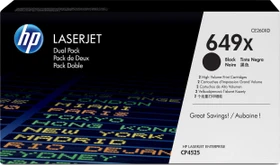 HP Toner 649X schwarz, 2er-Pack