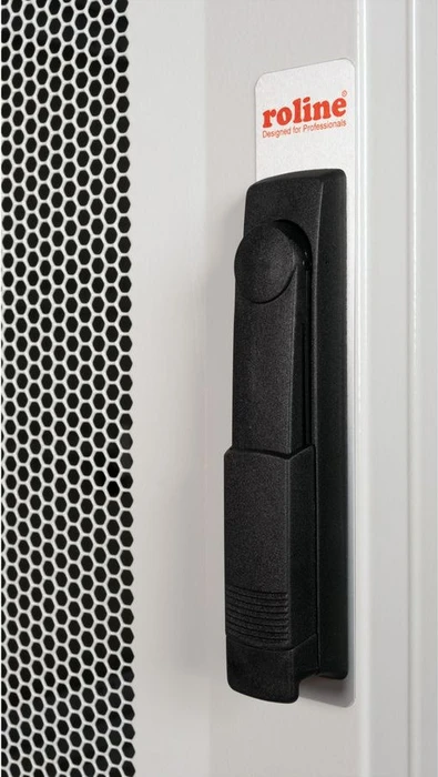 Roline / Secomp Pro Serie 19" Serverschrank 42HE, montiert, Gitternetztür, IP20, RAL 7035, 1000mm tief