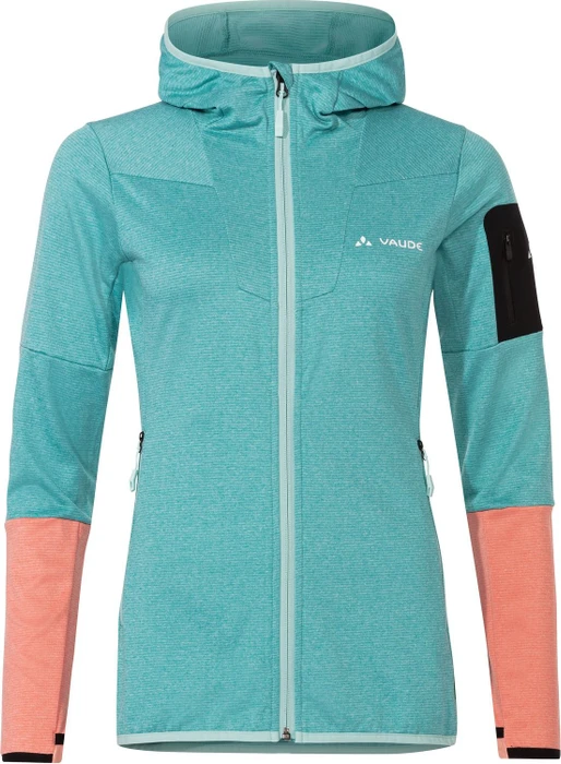 Vaude Monviso Fleece Hooded Funktionsjacke lake (Damen)