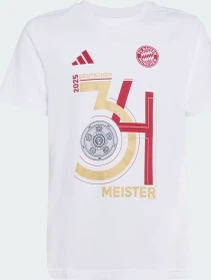 adidas FC Bayern München Championship Winner 2025 Shirt kurzarm (Junior)