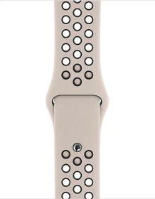 Apple Nike Sportarmband S/M und M/L für Apple Watch 40mm desert sand/schwarz