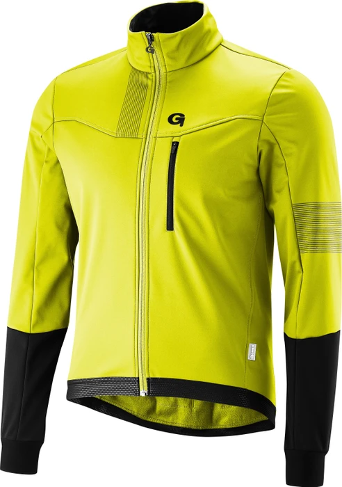 Gonso Valaff Fahrradjacke safety yellow/black