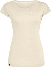 Salewa Puez Melange Dry'ton Funktionsshirt kurzarm oatmeal melange (Damen)