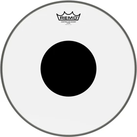 Remo Controlled Sound Clear Black Dot 16"
