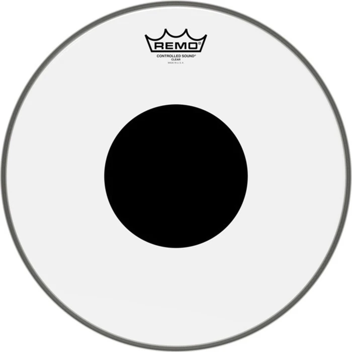 Remo Controlled Sound Clear Black Dot 16"
