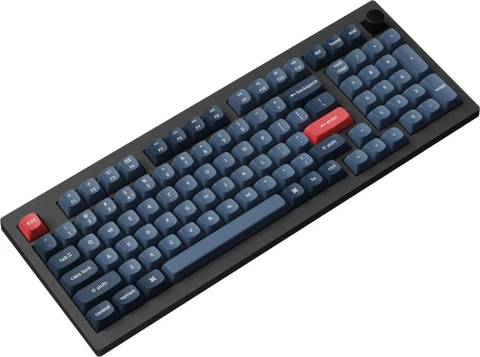 Keychron V5 Max, Carbon Black, 96%, LEDs RGB, hot-swap, Gateron Jupiter RED, USB/Bluetooth, US