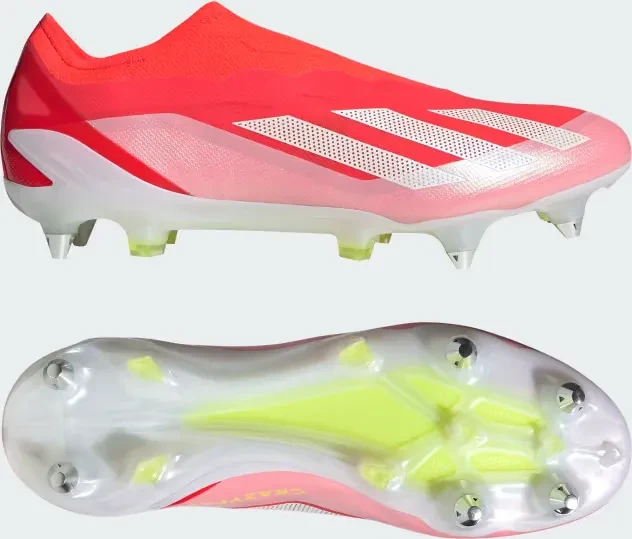 adidas X Crazyfast Elite Laceless SG solar red/cloud white/team solar yellow 2