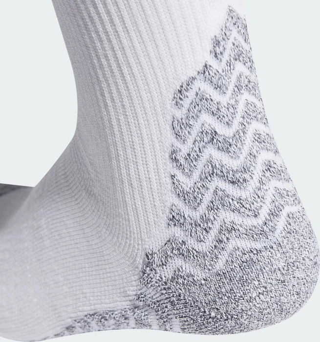 adidas Football GRIP Knitted Cushioned Performance Crew Socken white/black