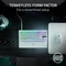 Razer Huntsman V3 Pro Tenkeyless, weiß, LEDs RGB, Razer Analog Optical Switch Gen-2, USB, US Vorschaubild