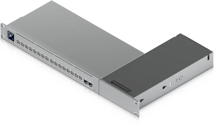 Ubiquiti Pro Max 16 Rackmount, 19" Montagewinkel, lichtgrau, 1HE