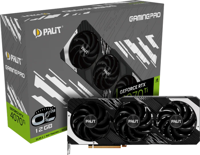 Palit GeForce RTX 4070 Ti GamingPro OC, 12GB GDDR6X, HDMI, 3x DP