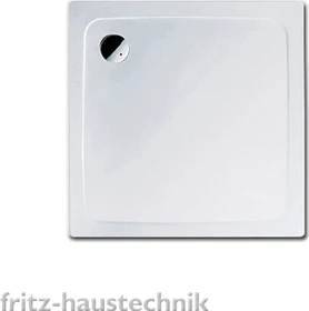 Kaldewei Superplan Classic 390-2 Duschwanne 90x90cm, Wannenträger, alpinweiß glänzend