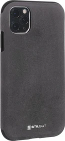 Stilgut Alcantara Cover für Apple iPhone 11 Pro Max grau