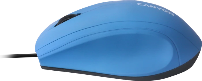 Canyon W-05 Wired Mouse hellblau, USB