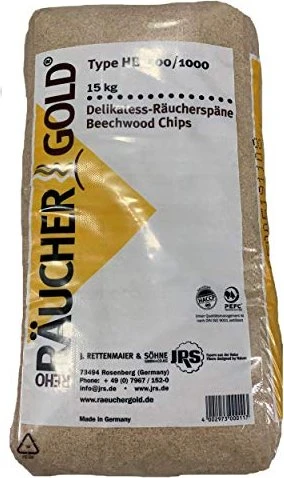 Räuchergold Räuchermehl Buchenholz Type HB 500/1000, 15kg