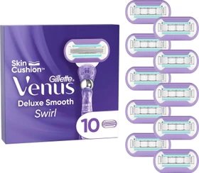 Gillette Venus Deluxe Smooth Swirl Rasierklinge, 10 Stück