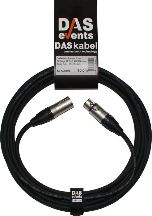 DASkabel Sommer Cable SC-Stage 22 Mikrofonkabel 10.0m