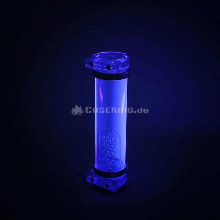 PrimoChill CTR Phase 2 High Flow D5 enabled Reservoir 240mm UV blau